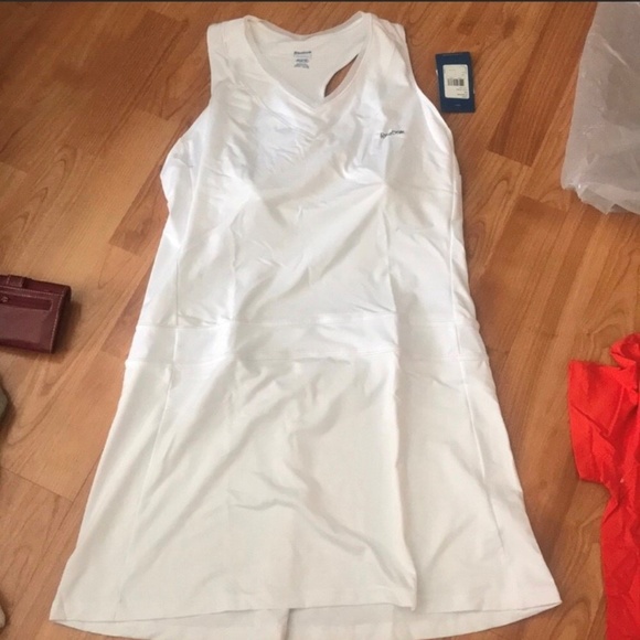 Reebok Dresses & Skirts - White Reebok Tennis Dress Size Large
